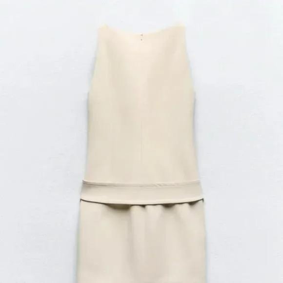 ZARA BELTED MINI DRESS - Picture 6 of 14